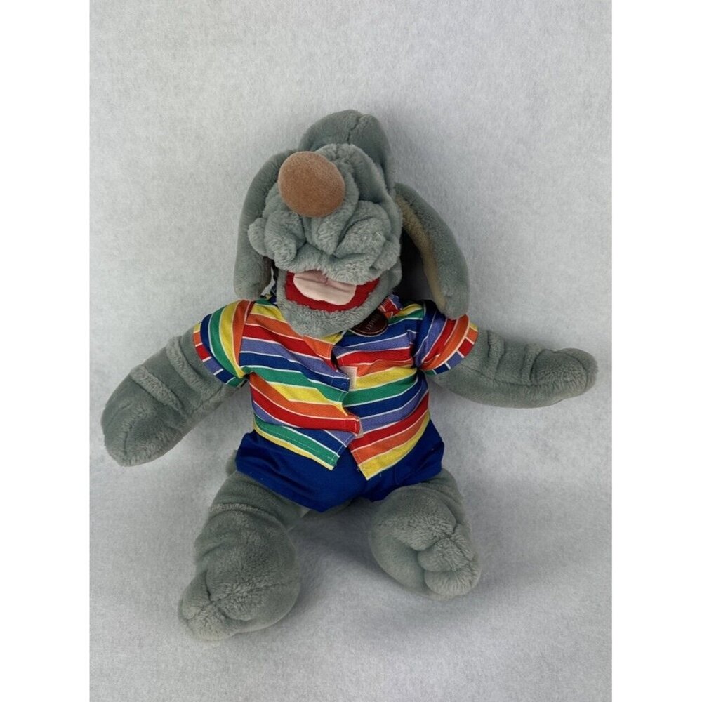 Tested Vintage  16" Ganz Bros. 1986 Wrinkles Talking Hound Dog Puppet  Working